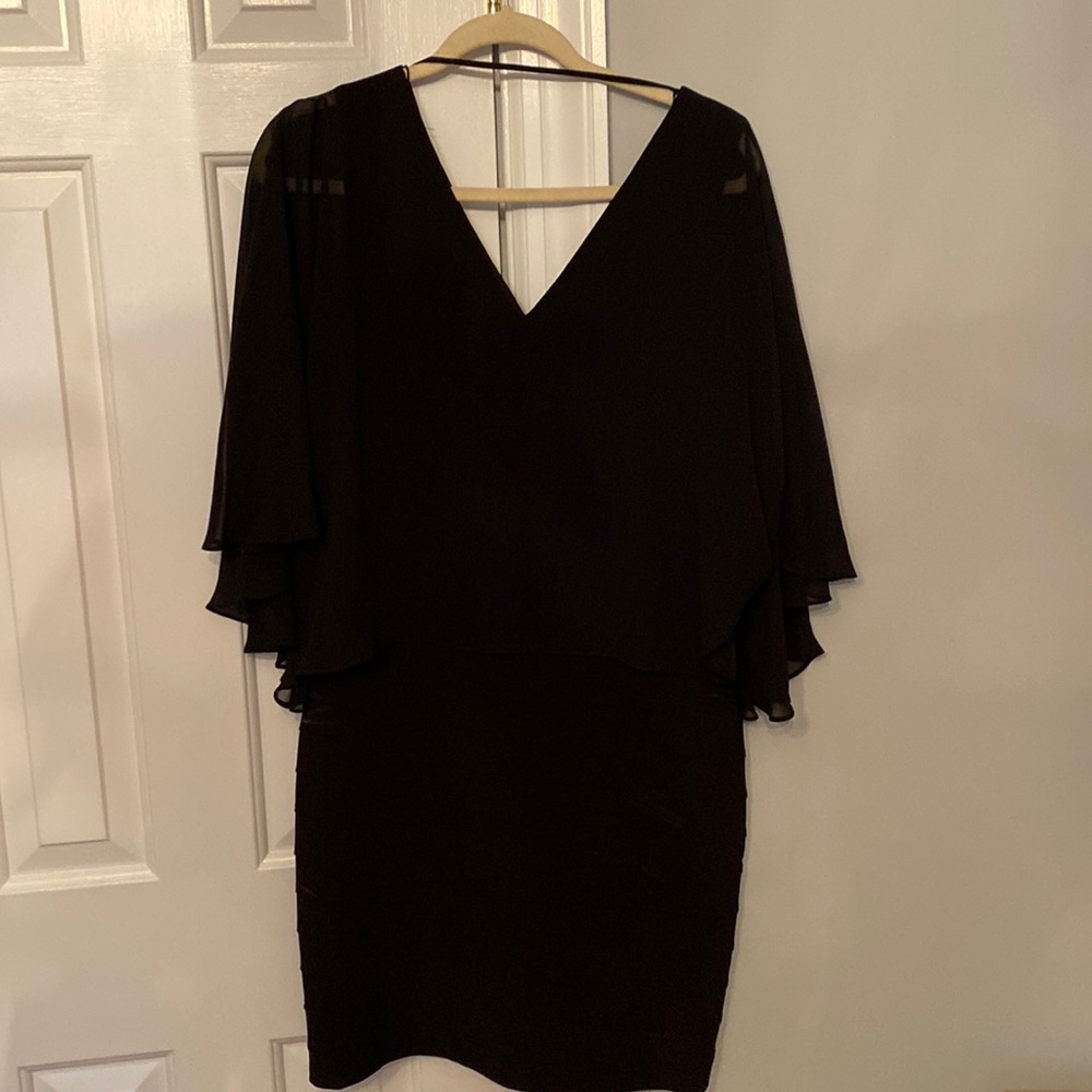 Adrianna Papell Black Evening Dress
